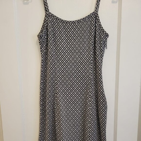 Vintage Check Dress with Zipper and Darts - Picture 1 of 3